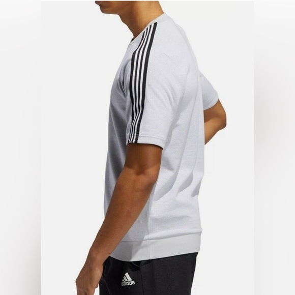 Adidas Men's PG SS White Crew Neck Shirt - Picture 2 of 8